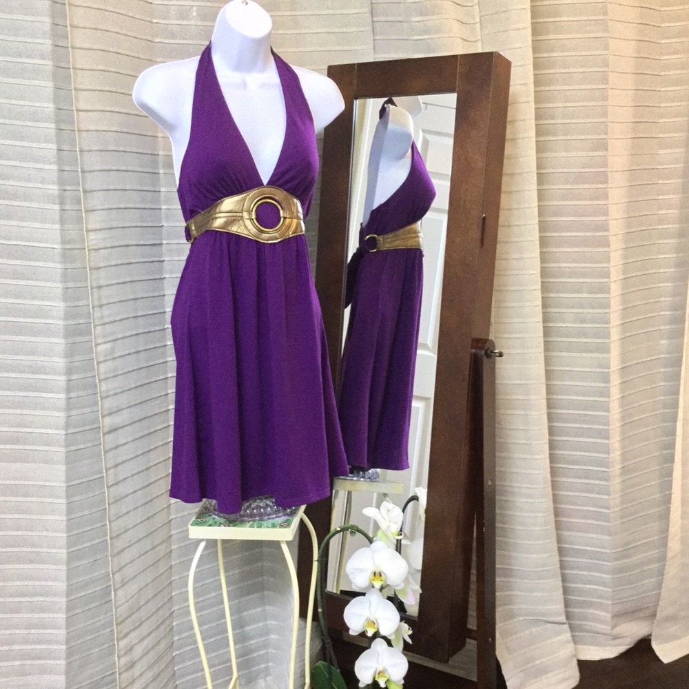 Fresh Brewed Halter Top Dress
